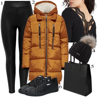 outfit mit Črna Superga Puma "Padajoča oblačila"