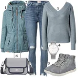 Parki velikih velikosti Zima outfiti za dame image