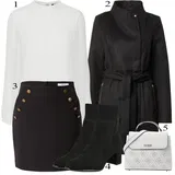 Outfity s černými tužkovými sukněmi image