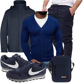 Outfit mit Blau Sneaker Nike "Outfits für jeden Tag"