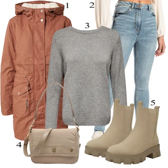 outfit "Padajoča oblačila"