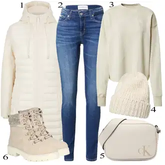 Outfit sa Siva Torba Za Preko Ramena Calvin Klein Jeans "Tvoj otmjeni outfit"