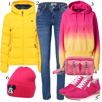 outfit mit Superge z ježkom/Teddy superga/Superge z Bleščicami Gabor "Padajoča oblačila"