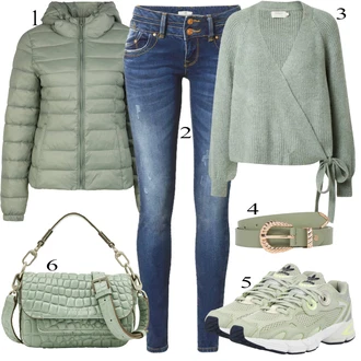 outfit "Padajoča oblačila"