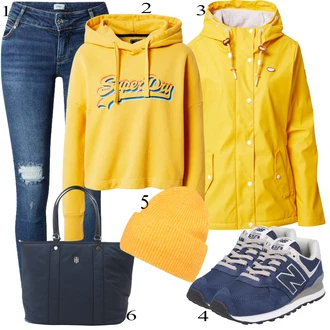 Outfit sa Plava Tenisica New Balance "Tvoj otmjeni outfit"