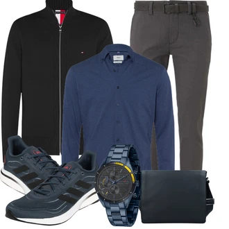 Outfit mit Schwarz Tom Tailor Denim "Praktischer Look"
