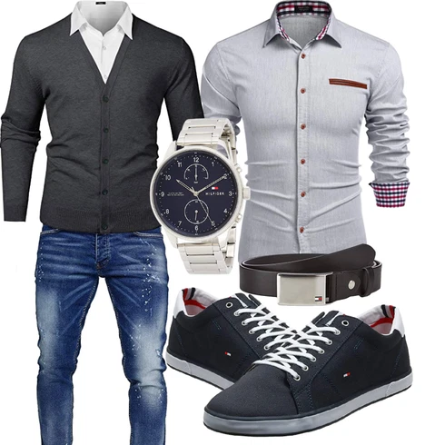 Blau Trachtenmode Tommy Hilfiger kombinieren
