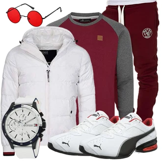 Sport Outfits mit Grau Schuh Puma "Street Style Outfit"