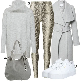 outfit "Padajoča oblačila"