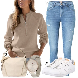 Outfit s Náramkové hodinky Tommy Hilfiger "Podzimní Outfit"