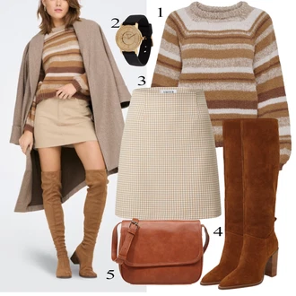 outfit "Padajoča oblačila"