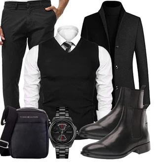 Outfit mit Pullunder iClosam "Buro Outfit"