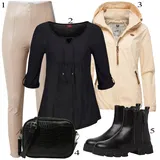 Kombinirajte bež zimske jakne image