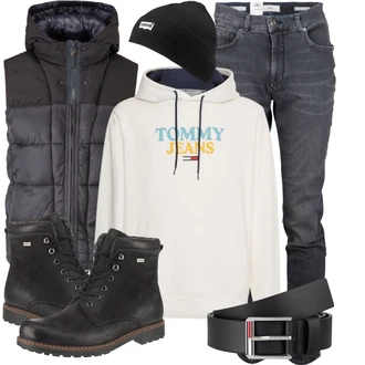Outfit mit Schwarz Jeans Brax "Cooles Herbst Outfit"
