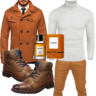 Winter Outfits Petite mit Orange BOLF "Cooles Outfit"