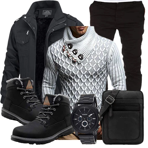 Winter Parka TACVASEN kombinieren