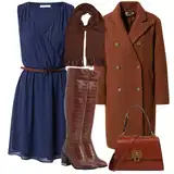 Outfiti s kožnim čizmama iznad koljena image