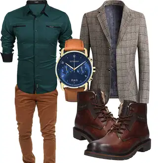 Hochzeitsgast Outfits Elegant mit Schwarz Unkategorisiert COOFANDY "Elegantes Herbst Outfit"Look: Moderne, Elegant, Business, Casual