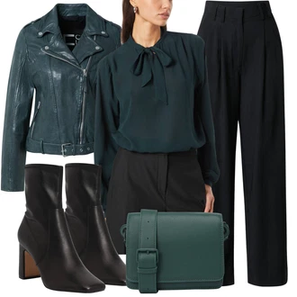 Outfit s Kozačka Kotníková Bota Call it Spring "Podzimní Outfit"