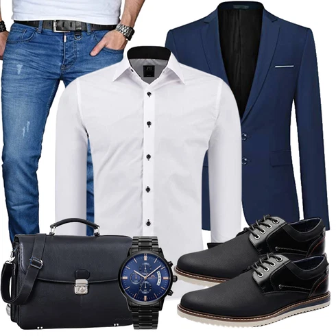 Weiß Accessoire J'S FASHION kombinieren