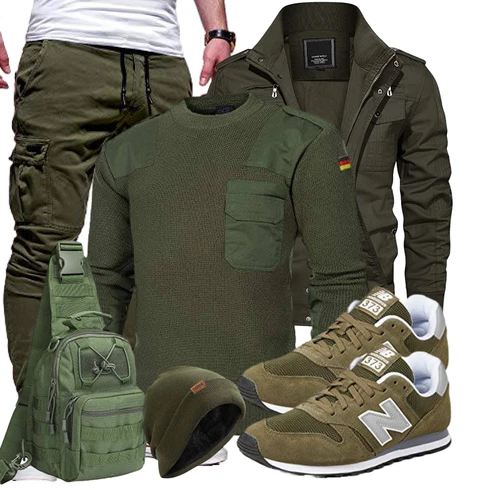 Grün Accessoire/Winter Parka KEFITEVD kombinieren