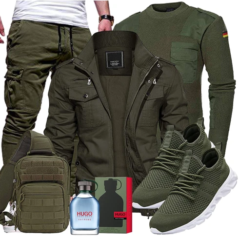 Grün Accessoire/Winter Parka KEFITEVD kombinieren