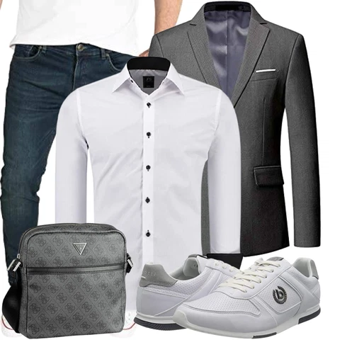 Weiß Accessoire J'S FASHION kombinieren