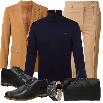20er Jahre Outfit mit Braun/Orange/Beige Sakko/Kostüm/Anzug trapp "Freizeit Outfit"Look: Rap, Business, Büro, Smart Casual, Edel, Elegant, Festlich, 20er Jahre, Lagenlook