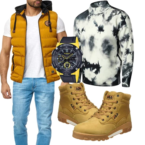 Gelb Jacke Winter Parka BLACKROCK kombinieren