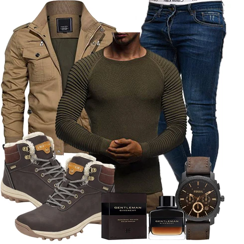 Braun Schuh/Winterschuh/Winter Parka Pastaza kombinieren
