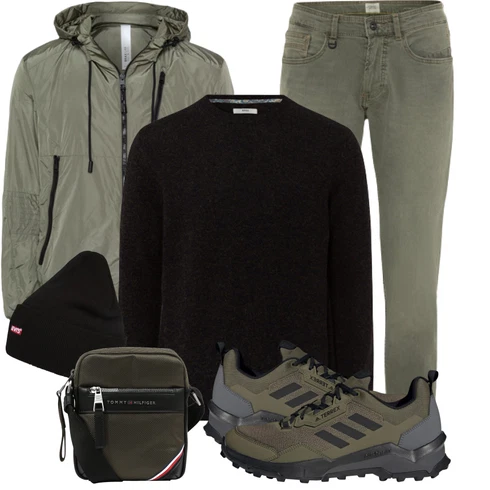 Schwarz Winter Mütze/Kappe levi's ® kombinieren