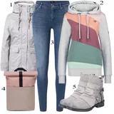 Alife and Kickin Zimní Kabáty Outfity image