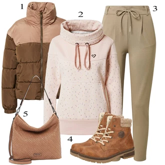 Outfit s 7/8 Kalhoty Only "Podzimní Outfit"