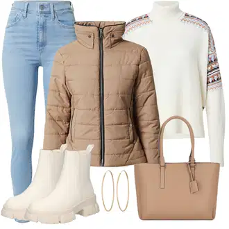 Vlna Outfit s Šedá/Bílá Dlouhé Kardigany/Zvonová Kalhoty/Pletený Oděv/Dlouhý Zimní Kabát/Svetrové Šaty/Dlouhá tylová sukně SCOTCH & SODA "Nejlepší Soft Girl Outfity"