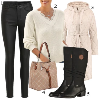 outfit mit Rieker "Oblačila za jesen"