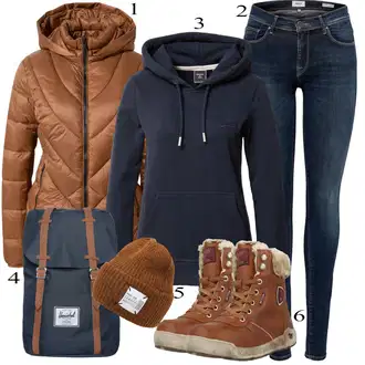 outfit mit CMP "Padajoča oblačila"