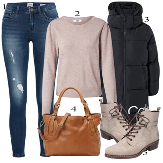 outfit mit Rieker "Oblačila za jesen"