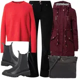 Kombinovat Tylové Sukně s Džínami s Širokými Nohavicemi image