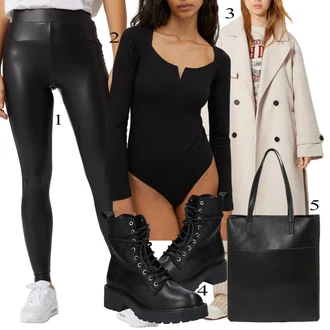 outfit mit Črna Škorenj Steve Madden "zimska oblačila"