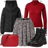 Outfity na zimu áčkového střihu krátké image