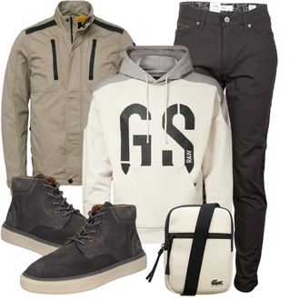Outfit mit Schwarz Stiefel Camel Active "Perfekt für den Herbst"