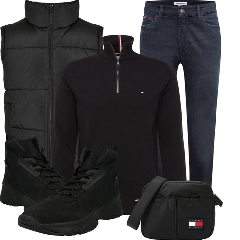 Schwarz Mantel/Parka große Größe/Unkategorisiert Urban Classics kombinieren mit Dunkelblau Slim Fit Jeans/Thermojeans/Winterjacke/Regular-Fit Jeans/Leder Schuhe/Tapered-Jeans/Sportschuhe/Straight Leg Jean/Jeans mit Schlitz/Schlupfjeans/Herren Lederjacke/Lederjacke/Damen 7/8-Länge Jeans/Push up Jeans Tommy Jeans