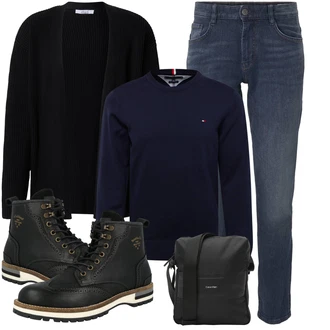 mit Reißverschluss Outfit mit Schwarz Stiefel Pantofola D'Oro "Perfekt für den Herbst"