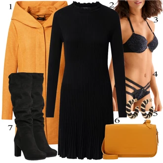 Poslovni Outfiti mit Črna Hlačke Lascana "Oblačila za jesen"