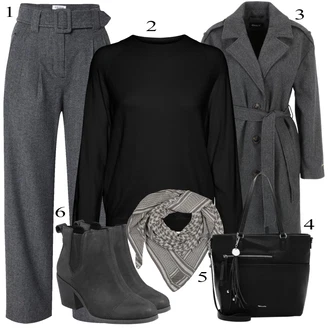 outfit mit Črna TOMS "Oblačila za jesen"