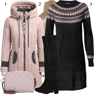 outfit mit Nogavica & Hlačna nogavica Hlačna nogavica Falke "Oblačila za jesen"