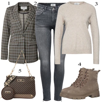 Outfit s Zelená Taška Přes Rameno river island "Podzimní Outfit"