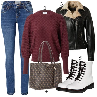 outfit mit Siva Škorenj Dockers by Gerli "Oblačila za jesen"