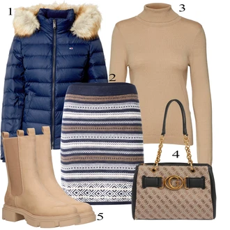 Outfit s Růžová Dockers by Gerli "Podzimní Outfit"