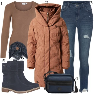 outfit mit Modra Kavbojke Buffalo "Priložnostna oblačila"